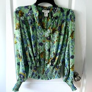 Rachel Zoe shirt sheer XS